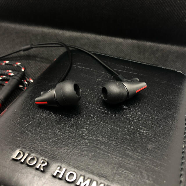 DIOR HOMME(ディオールオム)の希少 SENNHEISER ×Dior HOMME IE800 スマホ/家電/カメラのオーディオ機器(ヘッドフォン/イヤフォン)の商品写真