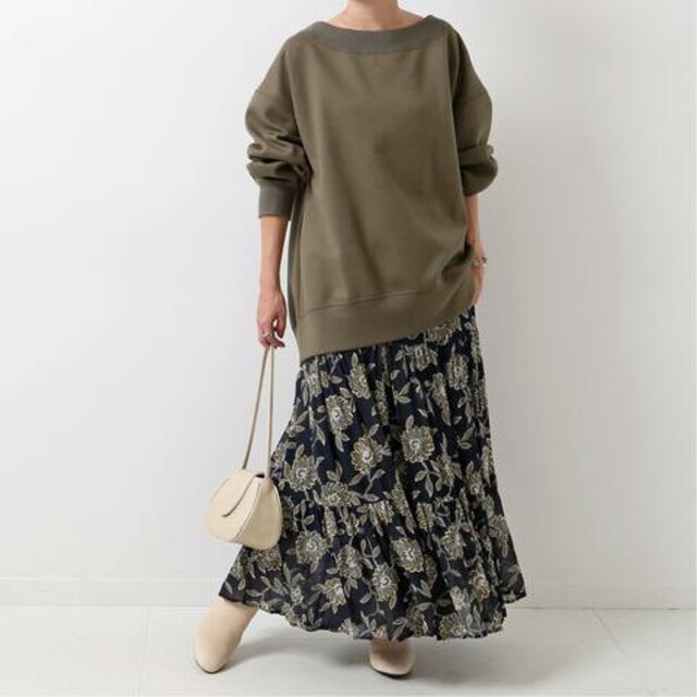 Spick and Span◆RAYON GGT FLOWER PRINT TIフレアスカート