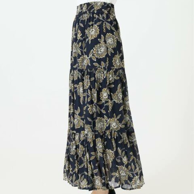 Spick & Span(スピックアンドスパン)のSpick and Span◆RAYON GGT FLOWER PRINT TI レディースのスカート(ロングスカート)の商品写真