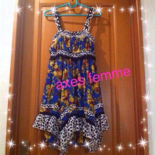 アクシーズファム(axes femme)のaxes 夏♡ワンピ(ミニワンピース)