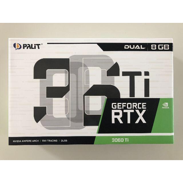 PC/タブレット新品未開封品　Palit GeForce RTX 3060 Ti Dual 8G