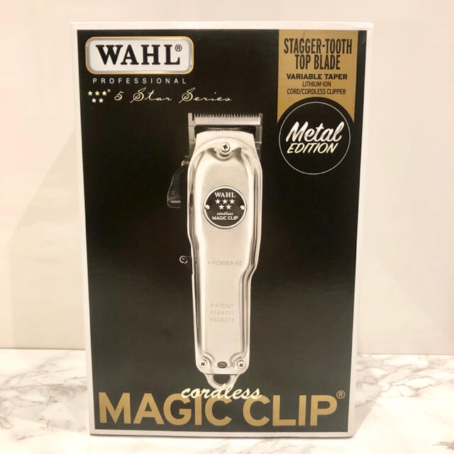 395ｇ電源方式【新品】限定品 WAHL バリカン　マジッククリップ メタルエディション