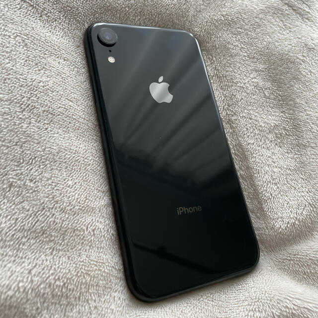 iPhone XR Black 128 GB SIMフリー 傷無し 美品 東京激安 スマホ/家電