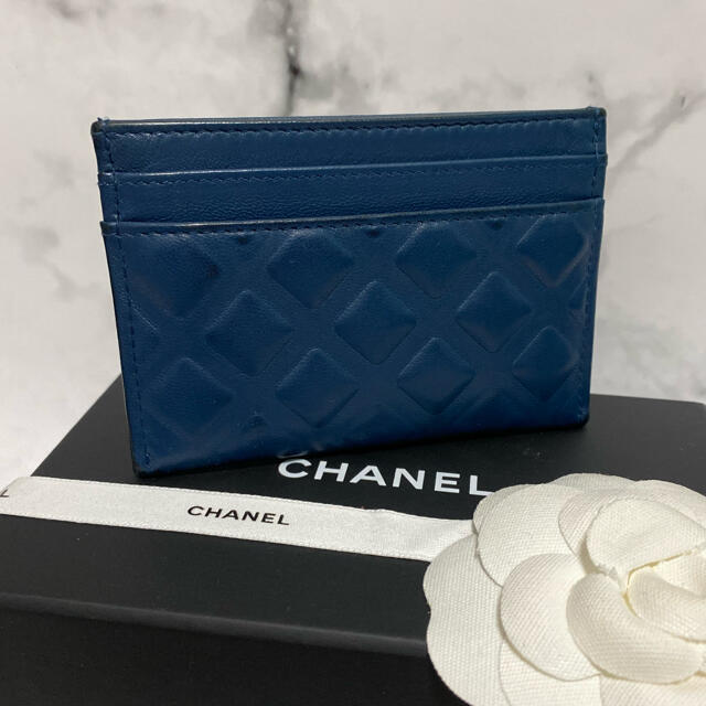 レア☆美品】CHANEL シャネル ダイヤモンドココ / ネイビーブルー ...