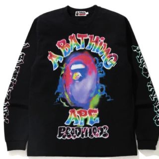 アベイシングエイプ(A BATHING APE)の即発送　BAPE READYMADE readymade L ape(Tシャツ/カットソー(七分/長袖))