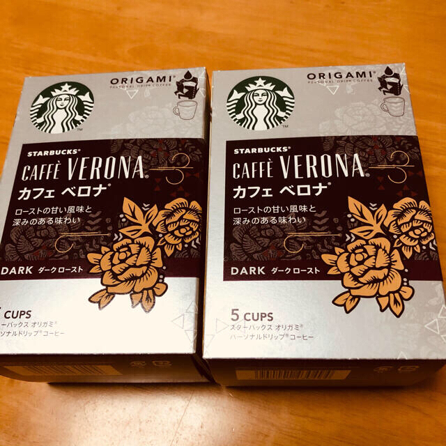 Starbucks Coffee(スターバックスコーヒー)の【専用】スターバックス　オリガミ　カフェベロナ11caps 食品/飲料/酒の飲料(コーヒー)の商品写真