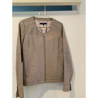 ユナイテッドアローズ(UNITED ARROWS)の★tea様専用★ノーカラーレザージャケット(ライダースジャケット)