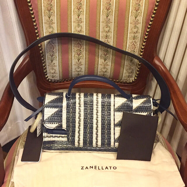 ZANELLATO ザネラート NINA S ショルダーバッグ ネイビー | www