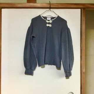 メリージェニー(merry jenny)のメリージェニー　merry  jenny  チャイナボタンドルマンスリーブ長袖T(Tシャツ(長袖/七分))