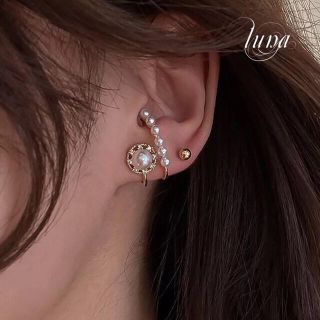 ドゥーズィエムクラス(DEUXIEME CLASSE)のPearl☆retro design  pierce★s925 post(ピアス)