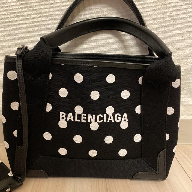 新品未使用☆BALENCIAGA BAZAR ドット柄バッグ