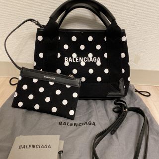 新品未使用☆BALENCIAGA BAZAR ドット柄バッグ