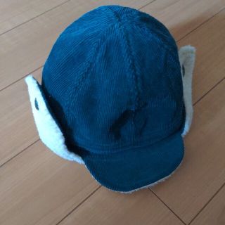 カブー(KAVU)のキッズ　KAVU ボアキャップ　グリーン(帽子)