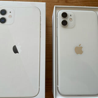 アップル(Apple)のiPhone11 本体 ホワイト 64GB SIMフリー (スマートフォン本体)