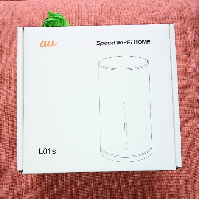 au(エーユー)の【ホームルーター】au Speed Wi-Fi HOME WHITE L01s スマホ/家電/カメラのPC/タブレット(PC周辺機器)の商品写真