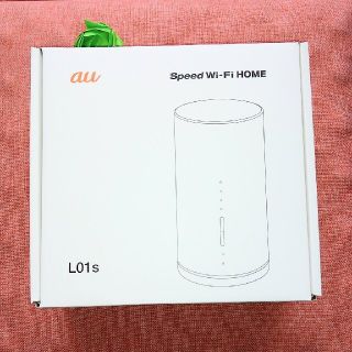 エーユー(au)の【ホームルーター】au Speed Wi-Fi HOME WHITE L01s(PC周辺機器)