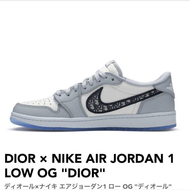 Dior ×air jordan low