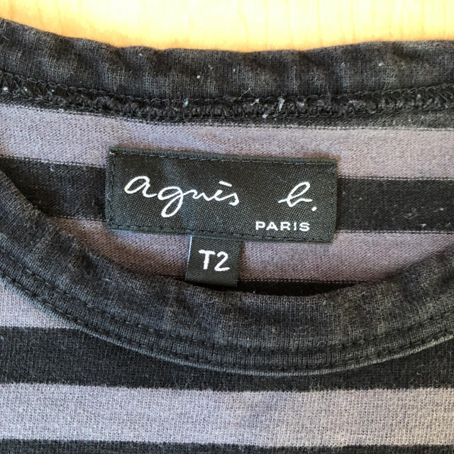 agnes b.(アニエスベー)のAgnes b. ボーダーカットソー ロンT T2 レディースのトップス(Tシャツ(長袖/七分))の商品写真