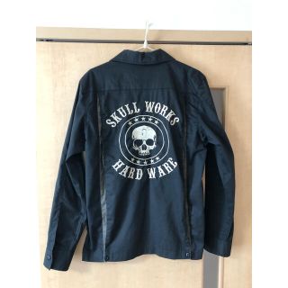 バンソン(VANSON)のスカルワークス　ワークシャツ　ユーズドサイズＭ　skull works(シャツ)