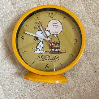 ピーナッツ(PEANUTS)のスヌーピー  チャーリーブラウン 時計(置時計)