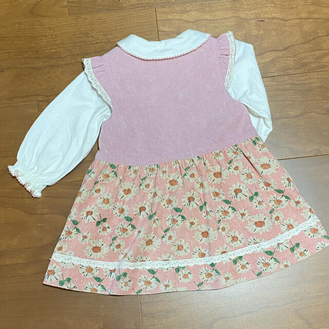 Souris(スーリー)のスーリー　ワンピース、シャツ　90 キッズ/ベビー/マタニティのキッズ服女の子用(90cm~)(ワンピース)の商品写真