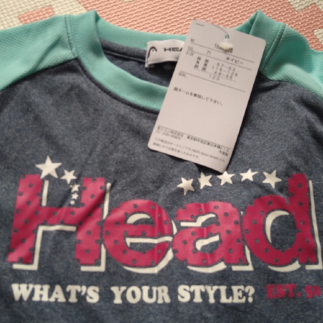 HEAD(ヘッド)ののの様専用ページ　新品タグつき　Tシャツ　ハーパン　セット キッズ/ベビー/マタニティのキッズ服男の子用(90cm~)(Tシャツ/カットソー)の商品写真