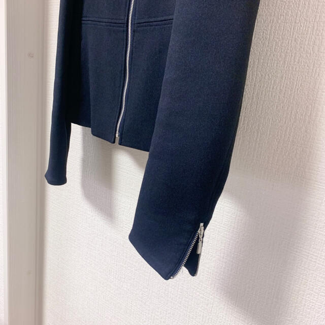 Courreges(クレージュ)のクレージュ❤️新品❤️ストレッチジップジャケット／濃紺38 レディースのジャケット/アウター(ノーカラージャケット)の商品写真