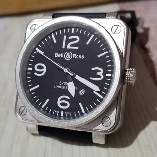 ベルアンドロス(Bell & Ross)のBell&Ross ベル&ロス 風　時計　自動巻き　オートマチック(腕時計(デジタル))