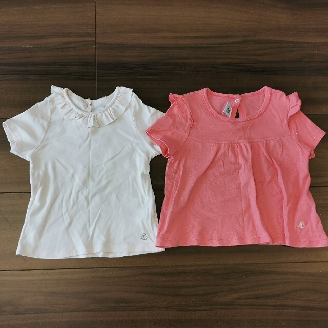 PETIT BATEAU(プチバトー)のプチバトー petit bateau Tシャツ 半袖  24m 86cm キッズ/ベビー/マタニティのベビー服(~85cm)(Ｔシャツ)の商品写真