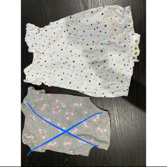 babyGAP(ベビーギャップ)のGAP baby 60センチ キッズ/ベビー/マタニティのベビー服(~85cm)(ロンパース)の商品写真