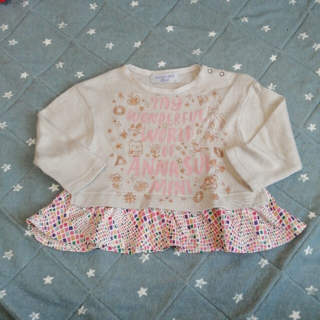 ANNA SUI mini(アナスイミニ)のアナスイミニ　カットソー キッズ/ベビー/マタニティのキッズ服女の子用(90cm~)(Tシャツ/カットソー)の商品写真