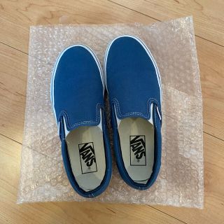 ヴァンズ(VANS)のVANS スリッポン ネイビー 23.0cm(スリッポン/モカシン)