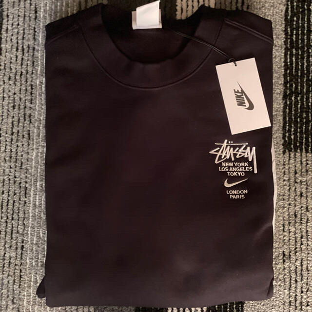 NIKE×stussy　フリース クルー スエットシャツ