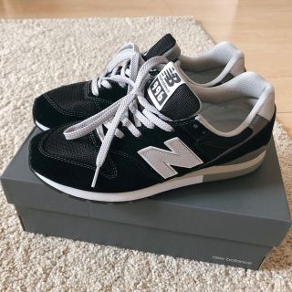 ニューバランス(New Balance)の美品！ニューバランス996 25.5cm ブラック(スニーカー)