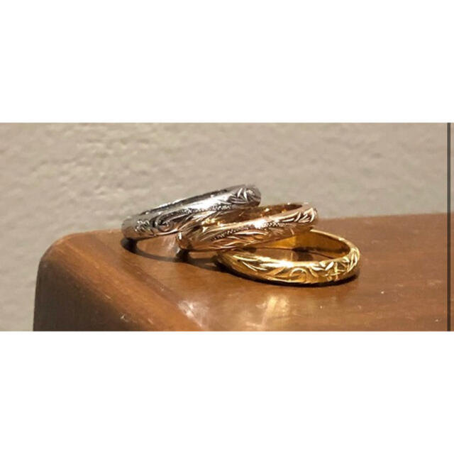 【売れてます】ハワイアンジュエリー　リング　指輪　メンズ　レディース　ペアリング レディースのアクセサリー(リング(指輪))の商品写真