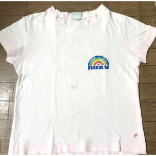 ロキシー(Roxy)の薄いピンクのTシャツ(Tシャツ(半袖/袖なし))