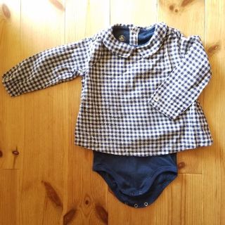 プチバトー(PETIT BATEAU)のRicaさん専用(ロンパース)