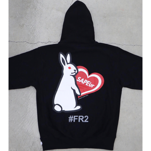 SAPEur  HEART RABBIT HOODIE