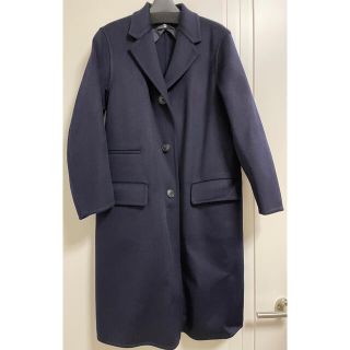 ユニクロ(UNIQLO)のユニクロ　＋J コート(navy)(チェスターコート)