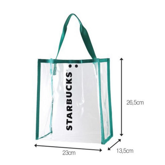 Starbucks Coffee(スターバックスコーヒー)のStarbucks transparentbag スタバ ビニール トートバッグ レディースのバッグ(トートバッグ)の商品写真