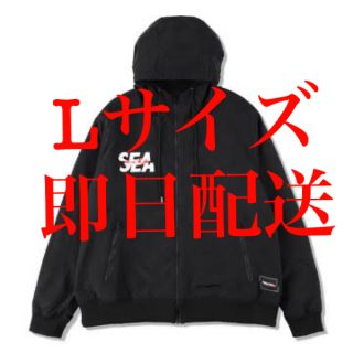 シー(SEA)のWDS × XXX Nylon Parka / BLACK Lサイズ(ナイロンジャケット)