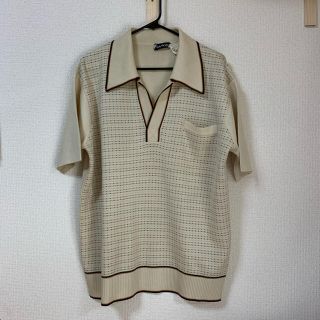 ポロラルフローレン(POLO RALPH LAUREN)のvintage ニットポロ 70's ロカビリー 《希少》(シャツ)