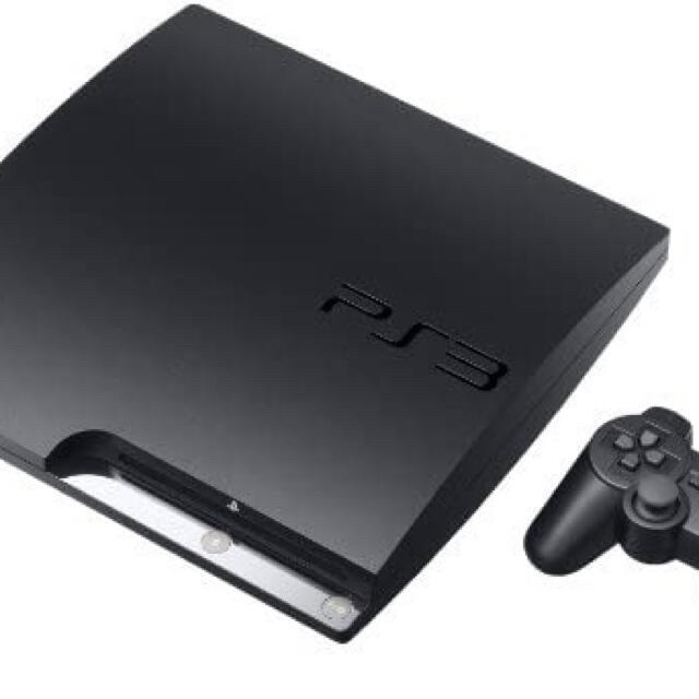 PlayStation3(プレイステーション3)のPS3 2500 160gb チャコールブラック エンタメ/ホビーのゲームソフト/ゲーム機本体(家庭用ゲーム機本体)の商品写真