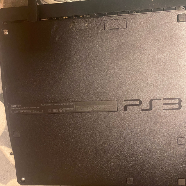 PlayStation3(プレイステーション3)のPS3 2500 160gb チャコールブラック エンタメ/ホビーのゲームソフト/ゲーム機本体(家庭用ゲーム機本体)の商品写真
