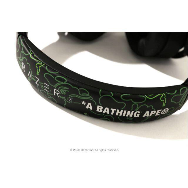 A BATHING APE(アベイシングエイプ)のRAZER BAPE NEON CAMO HEADSET ワイヤレスヘッドセット スマホ/家電/カメラのオーディオ機器(ヘッドフォン/イヤフォン)の商品写真