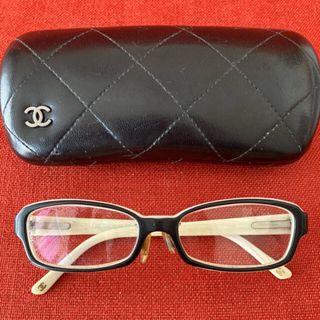 CHANEL シャネル♦︎廃盤品スクエア眼鏡 レア ツートンカラー