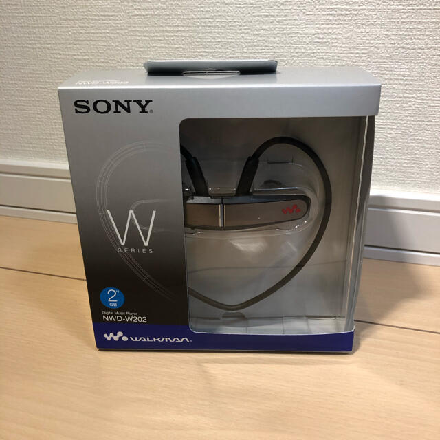 WALKMAN(ウォークマン)のソニー　ウォークマン　NWD-W202 スマホ/家電/カメラのオーディオ機器(ポータブルプレーヤー)の商品写真