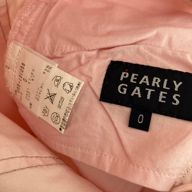 PEARLY GATES(パーリーゲイツ)のPEARLY GATES サクラ色パンツ スポーツ/アウトドアのゴルフ(ウエア)の商品写真
