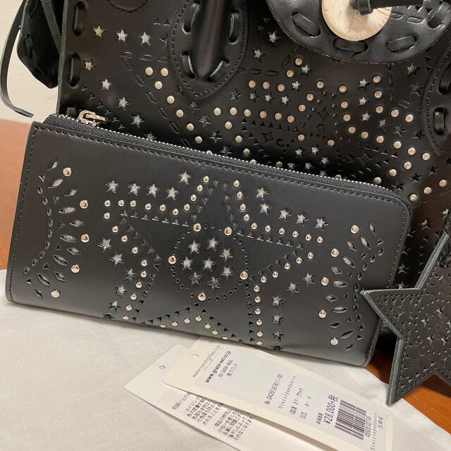 使いやすい❗️レア⭐️Star zipped purse 長財布 カービング