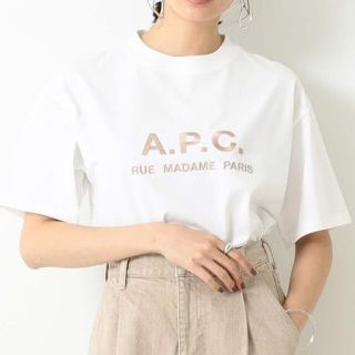 ビームス(BEAMS)のA.P.C.▼▽BEAMS LIGHTS別注ロゴクルーネック(Tシャツ(半袖/袖なし))